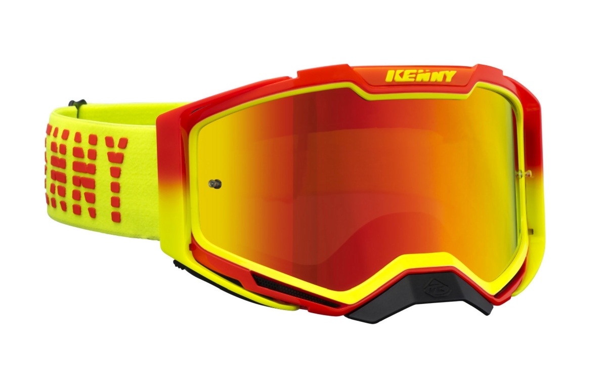 Kenny Racing Okuliare Model Ventury Red/yellow Žltá Fluo/červená Šošovka