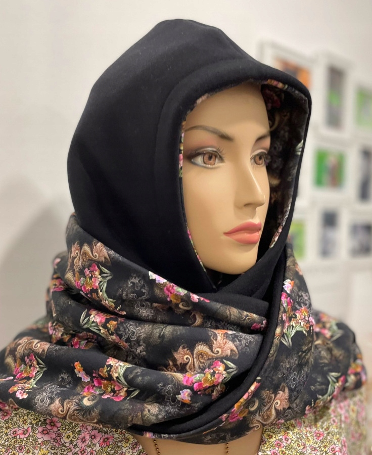 Nákrčník S Kapucí komínová kapuce oboustranná