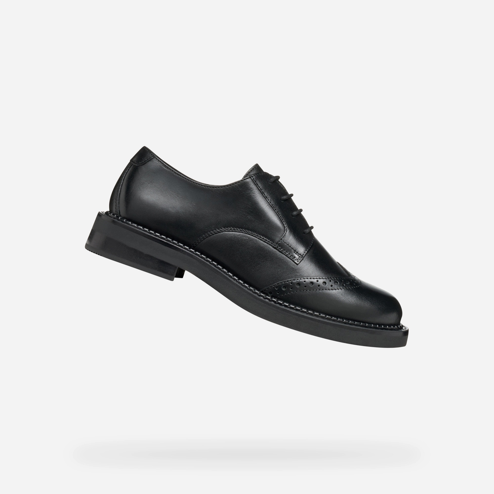 Geox Černé dámské polobotky Geox Serilda