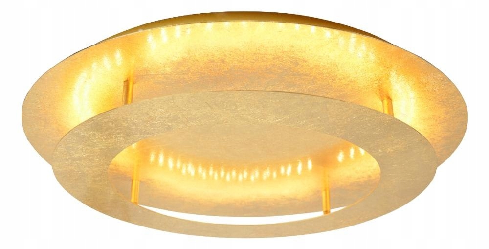 Merle Lampa Sufitowa Plafon 50 24W Led 3000K Złoty
