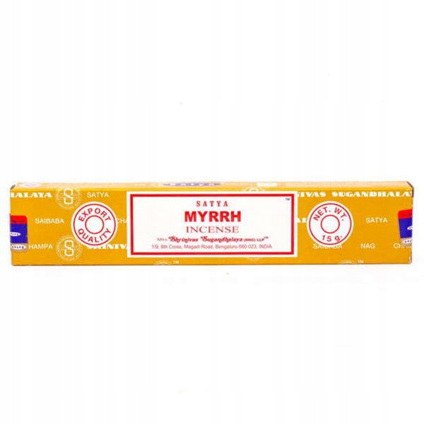

Kadzidełka mirra Satya zapach aromaterapia 15g