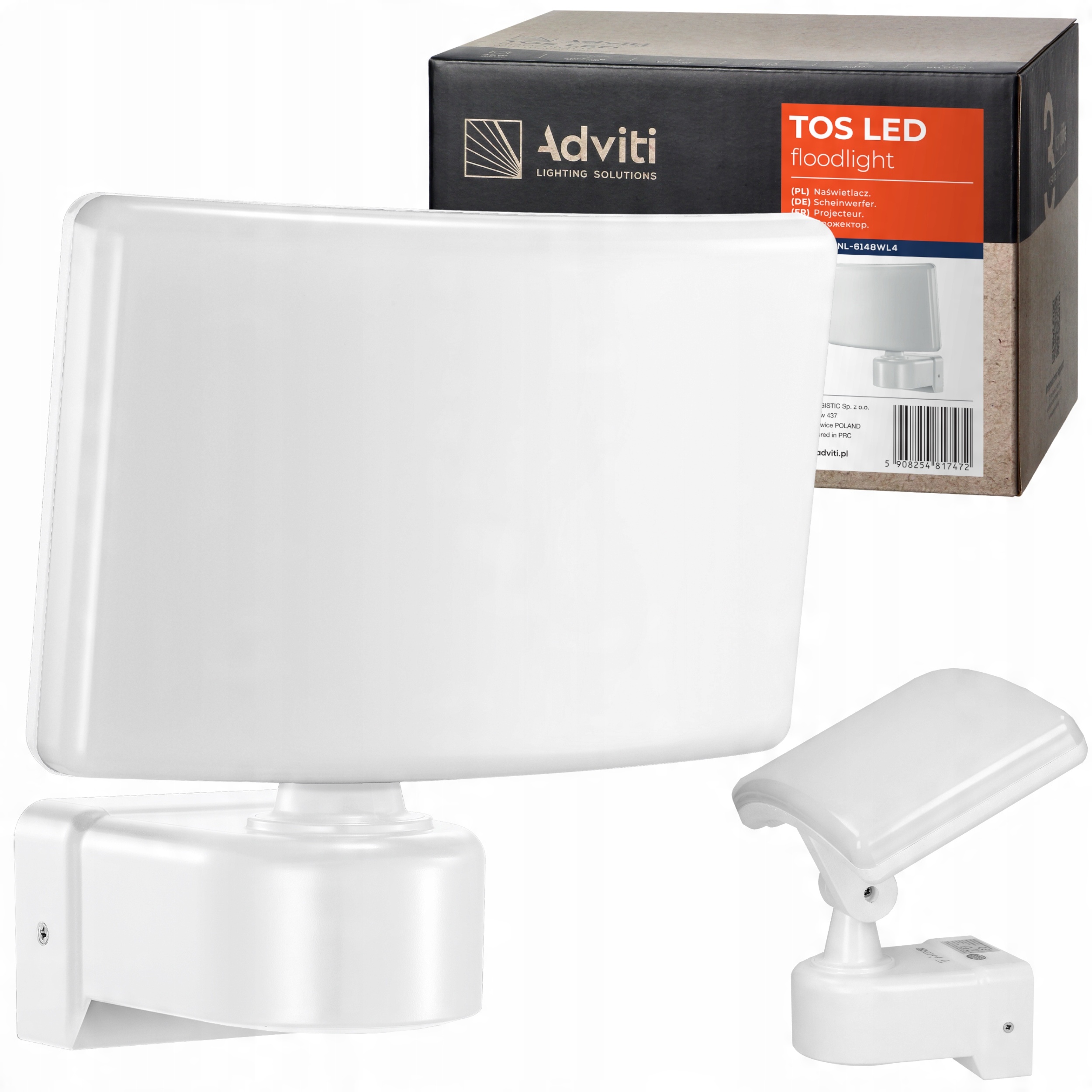 

Lampa Zewnętrzna Led 30W Regulacja Padania Światła