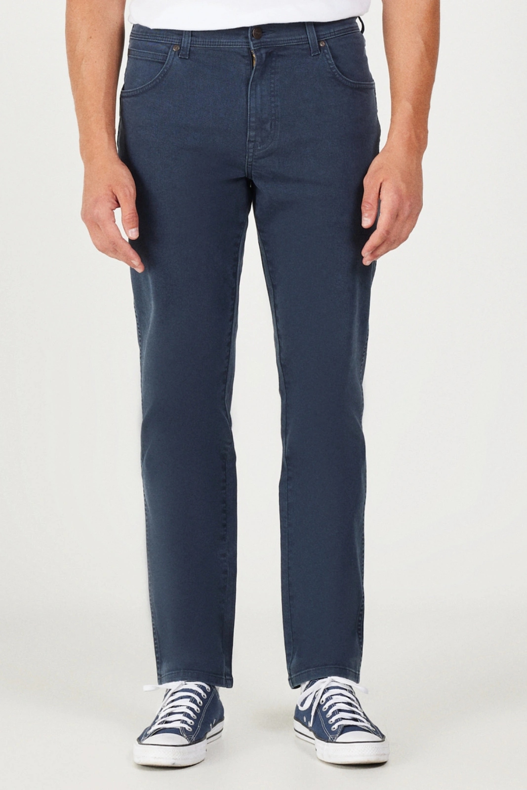 Pánské jednoduché kalhoty Wrangler Texas Dark Navy 112388590 38/30