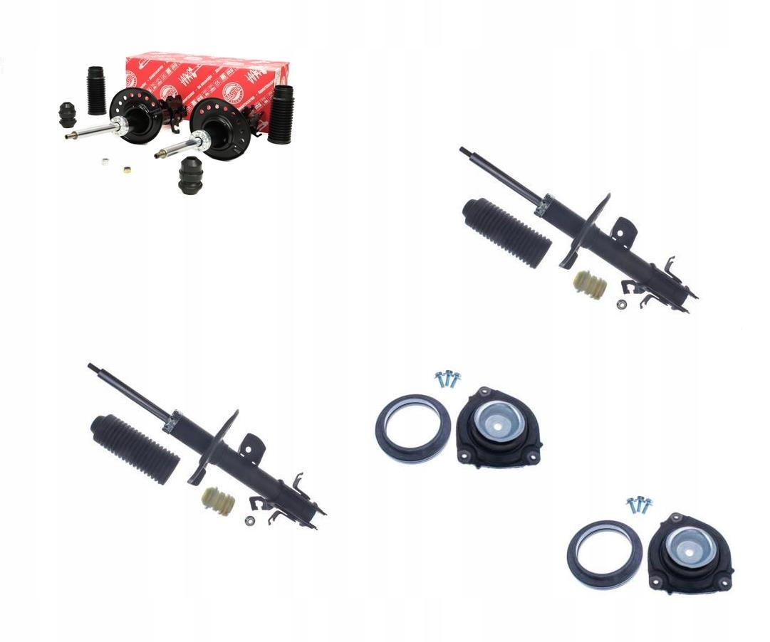 Upevňovací Tlumiče Nissan Juke 2010- Přední Sada