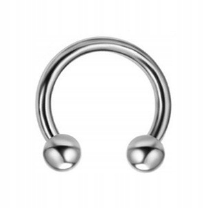 

Podkowa klasyczna srebrna helix septum 0,8/8/2