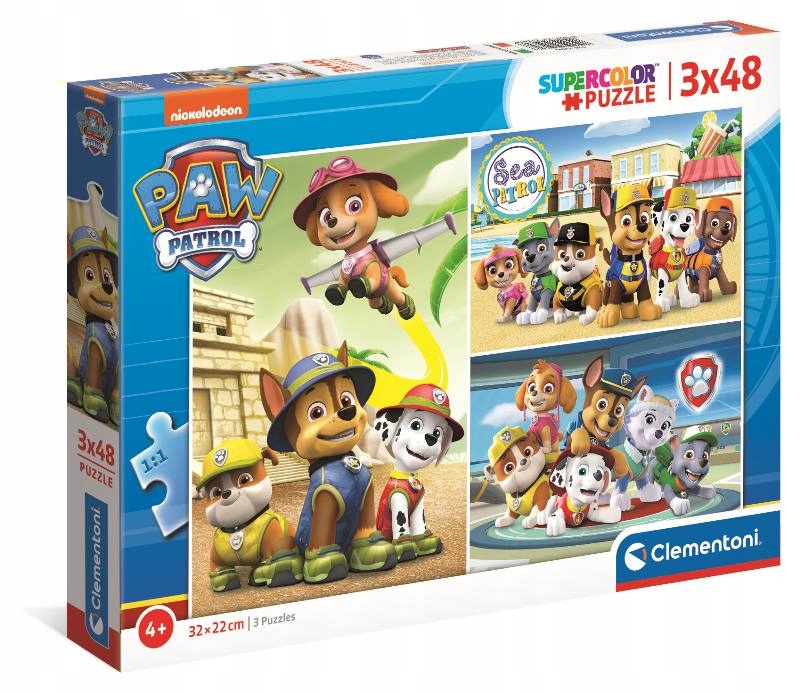 

Clementoni 25262 Puzzle 3x48el. Psi Patrol