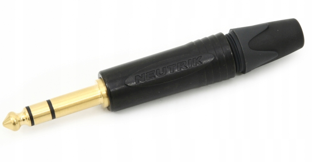 

Neutrik NP3X-B wtyk jack Trs złocony