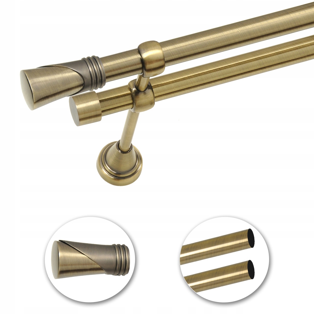 

Karnisz 200 cm na tunel przelotki 19+19 Solid MID