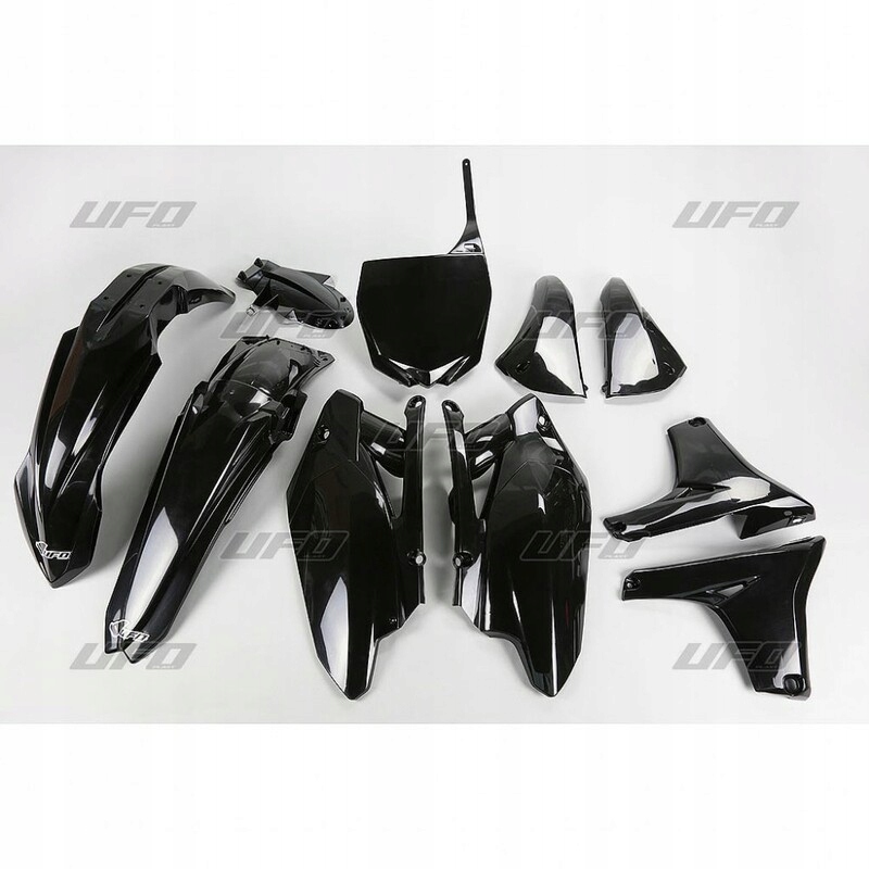 Ufo Plastic Kit Black Yamaha YZ450F YAKIT311@001