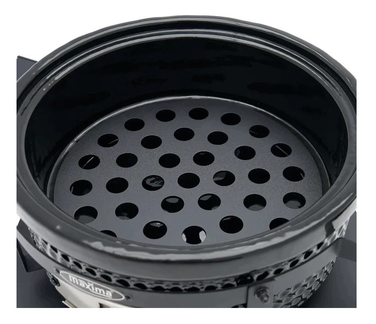 Grill ceramiczny stołowy ogrodowy węglowy Kamado 36 cm Maxima 09378035