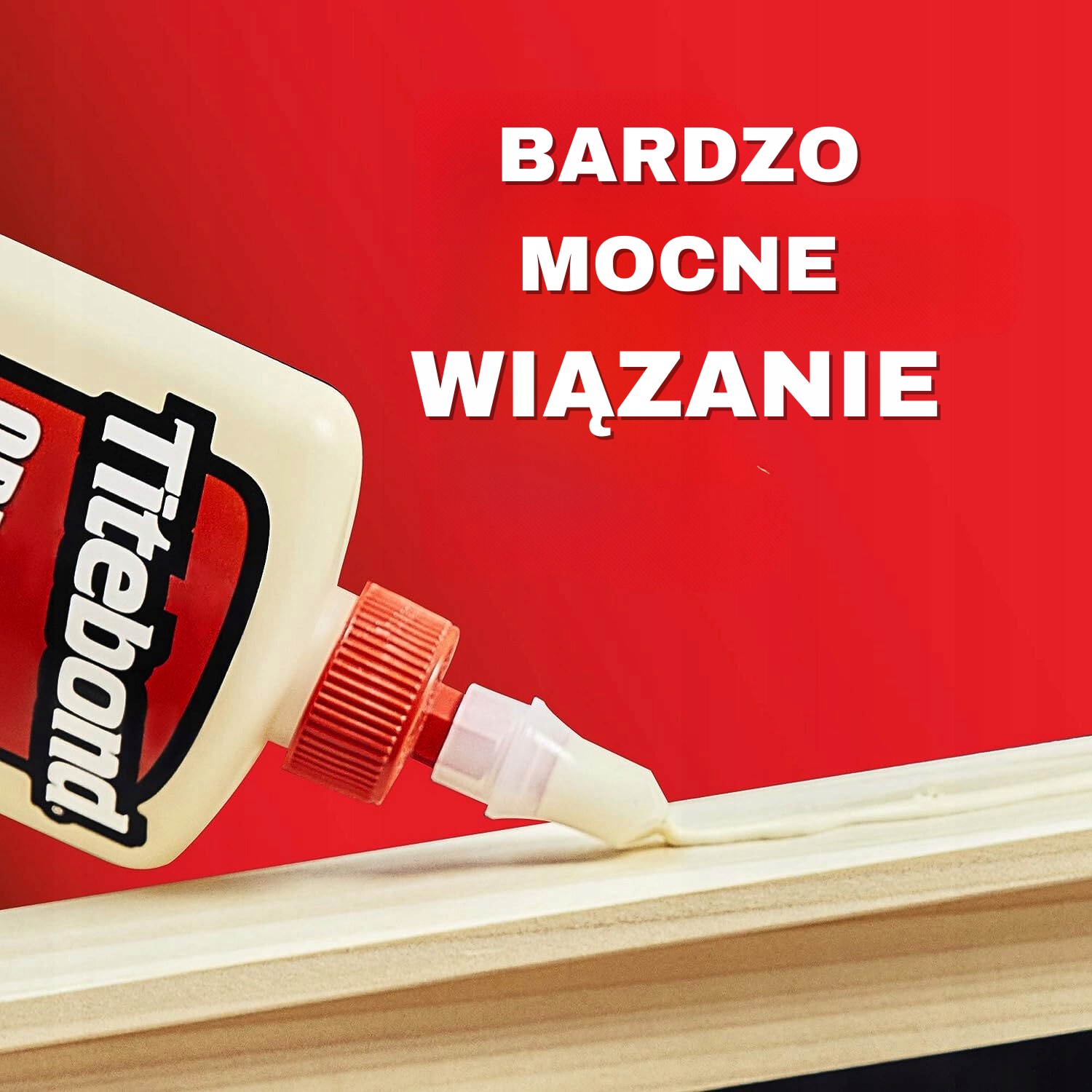 KLEJ DO DREWNA SKÓRY LAMINATU TKANIN D2 Titebond Original - 237ml WEWNĄTRZ Marka Titebond