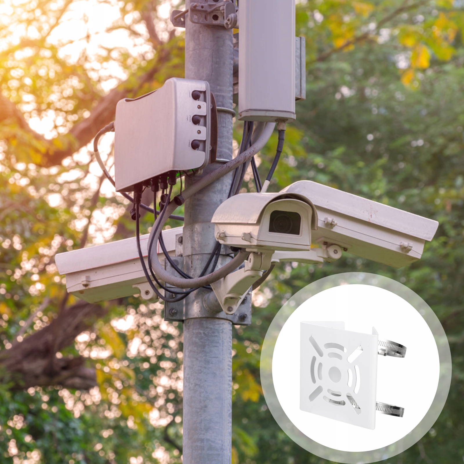 Pudełko podtrzymujące drut, białe Marka bez marki