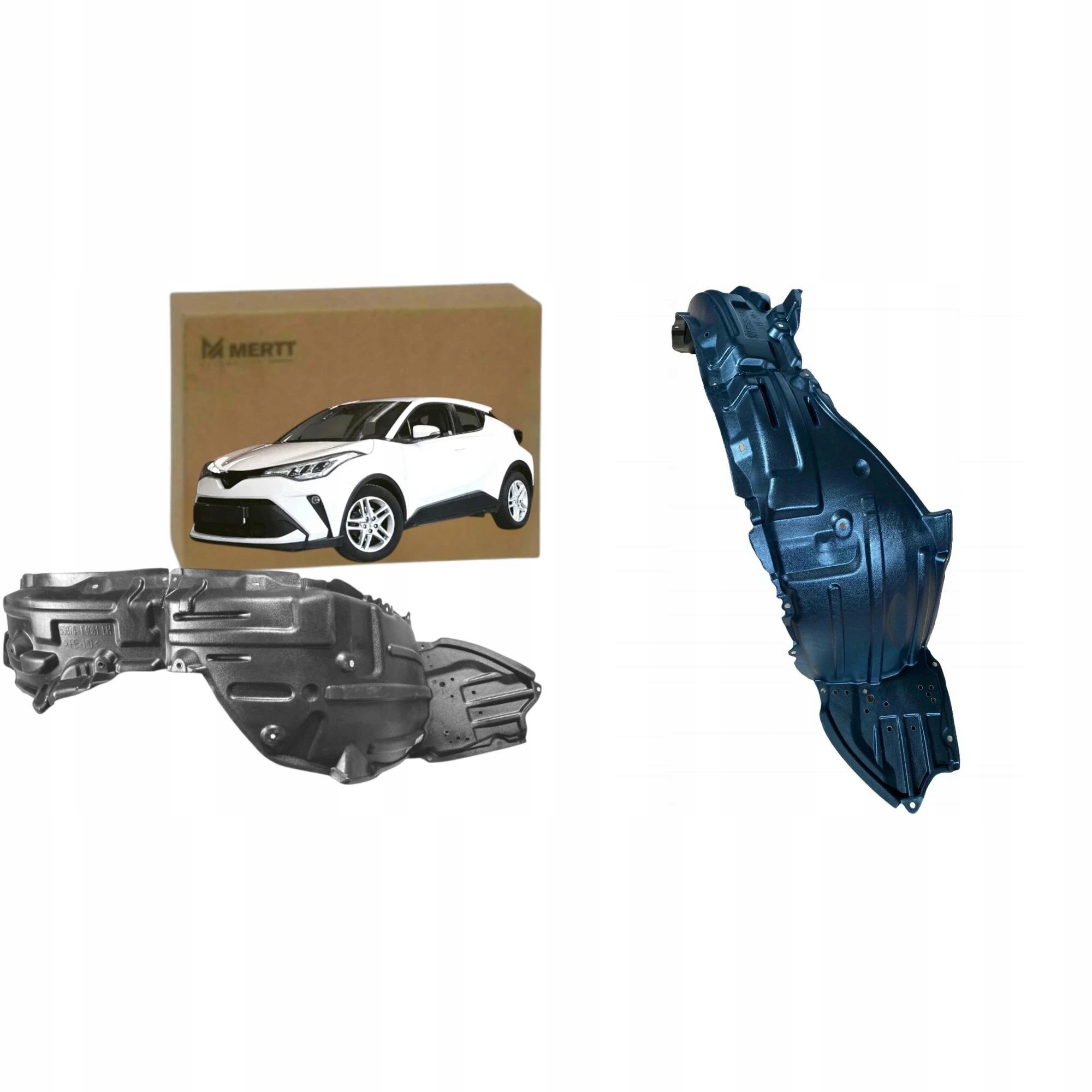 Toyota C-hr Chr 2016+ Podběhy kol Pravé Levé přední blatníkové kryty komplet