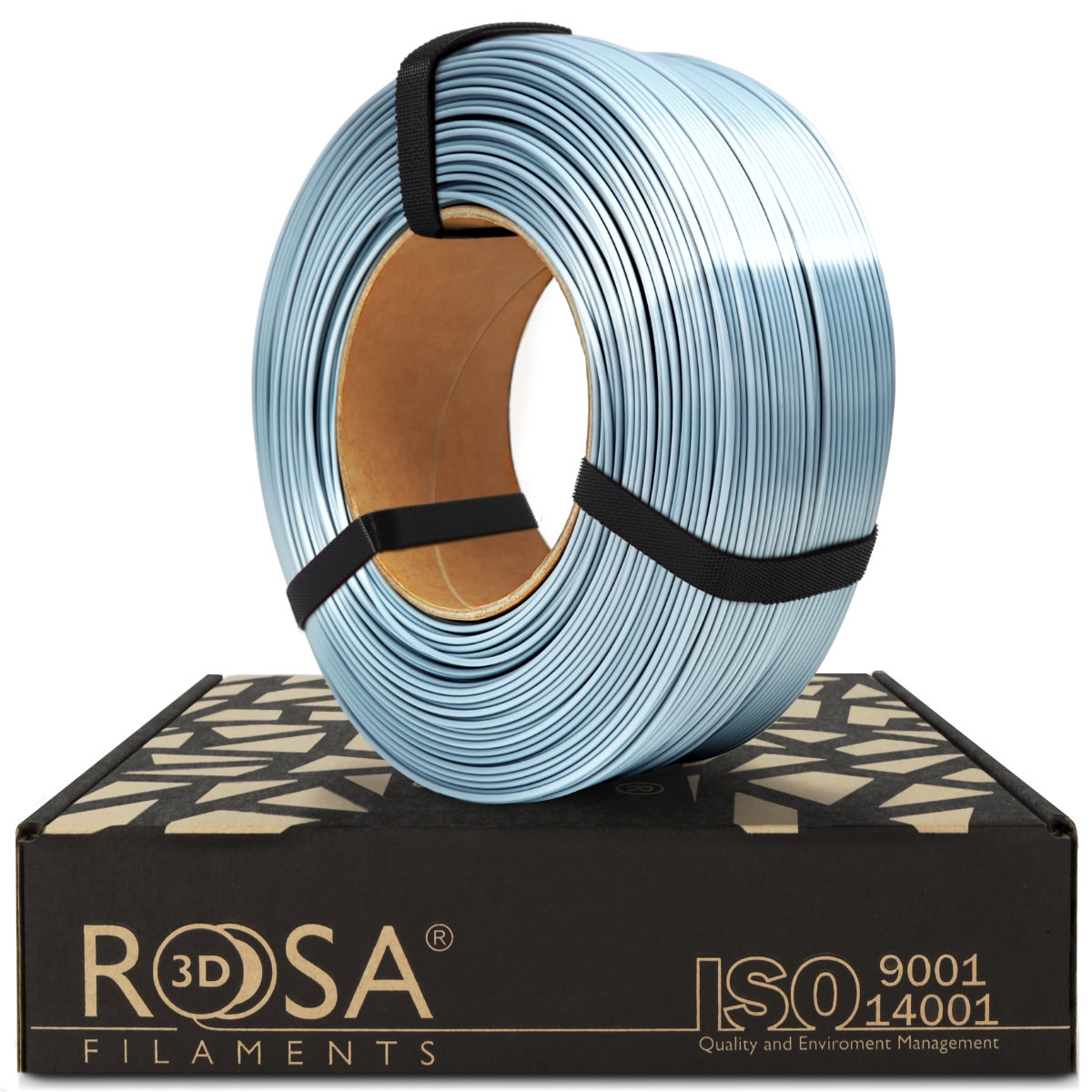 Filament Rosa3D ReFill Pla Silk Silver Srebrny 1kg 1,75mm