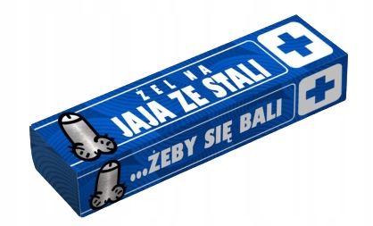 Żel na jaja ze stali, Prezent na Dzień Chłopaka