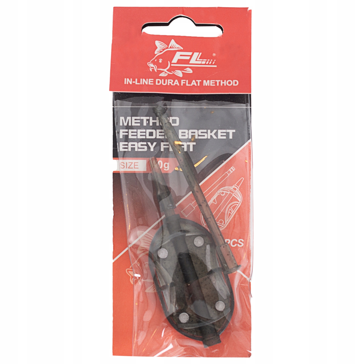 koszyk method feeder Fl pro Basekt Easy Flat 40g