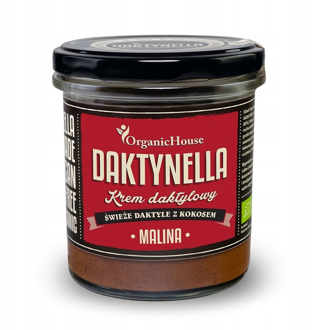 2X Organic House Daktynella malina datlový krém Bio 280 g