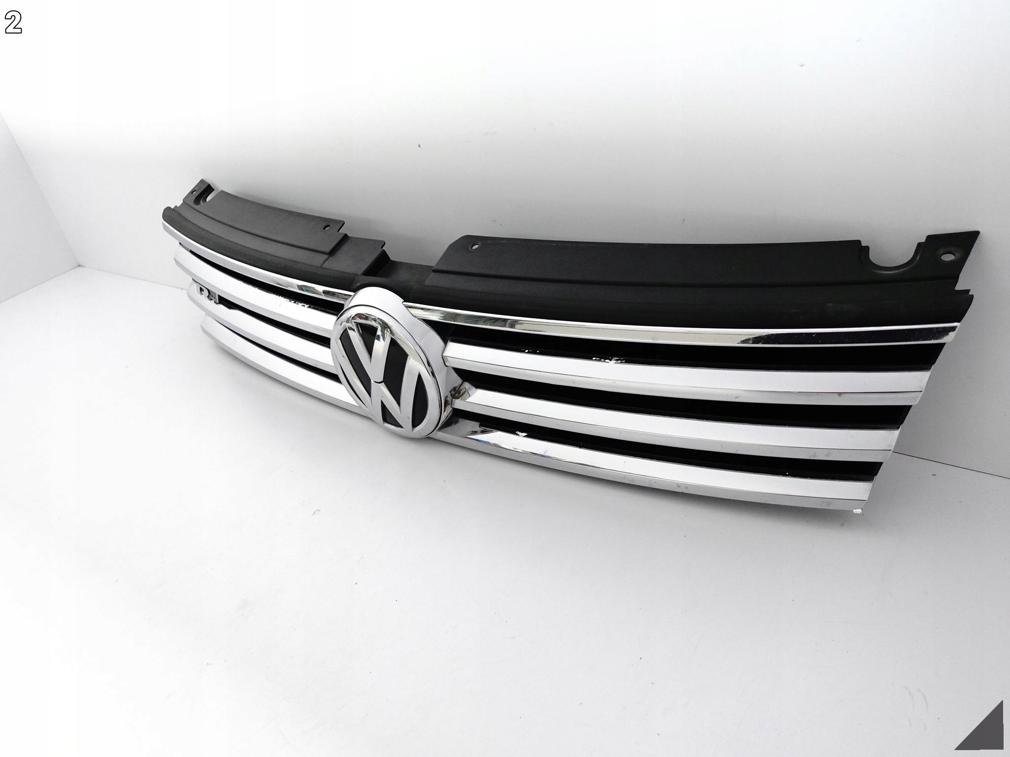 VW TOUAREG II LIFT 7P6 14-18 R-LINE ZDERZAK GRILL ATRAPA PRZÓD Producent części Volkswagen OE