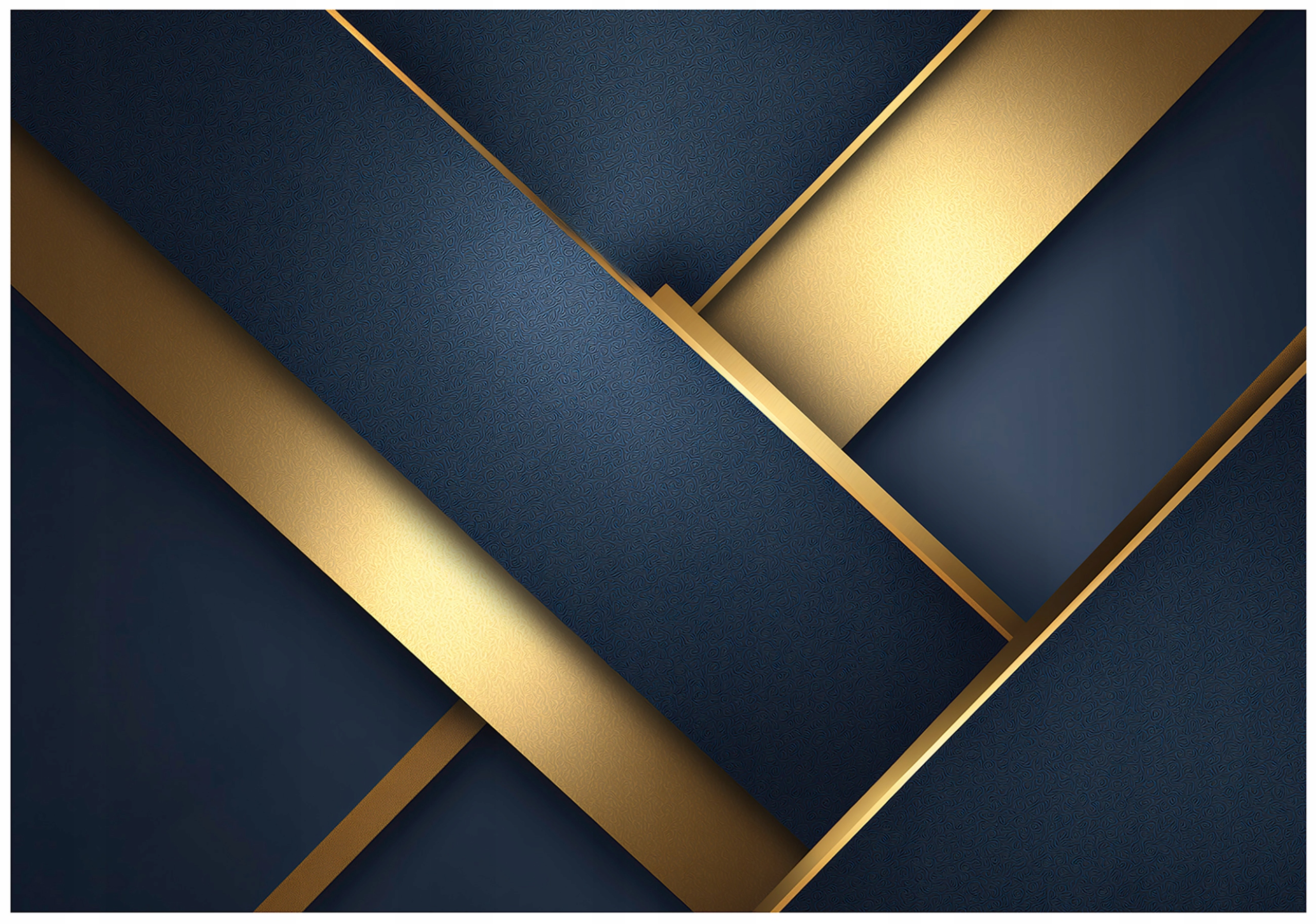 Fototapeta Listy Abstrakce Zlatá Modrá Geometrické Linky 350x250