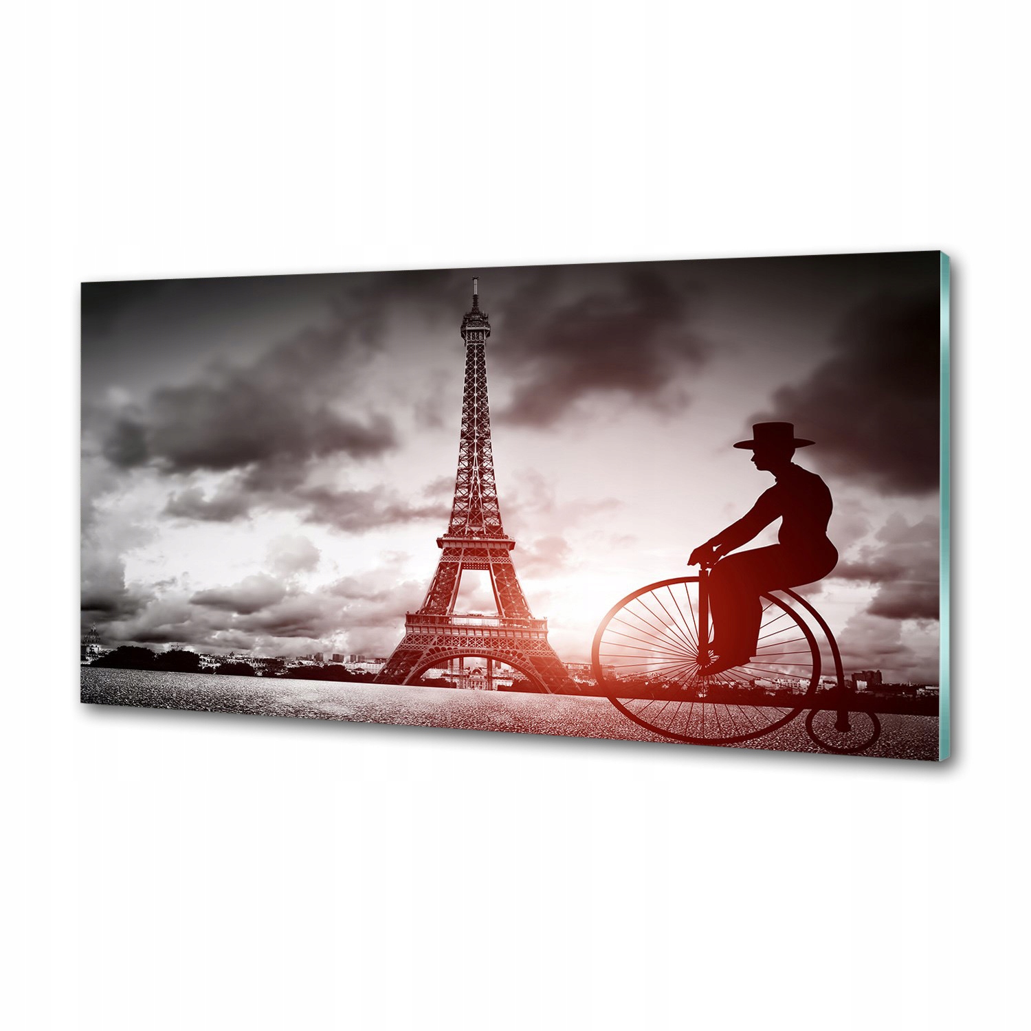 Panel do kuchyne Eiffelova veža Paríž 100x50 Lepidlo
