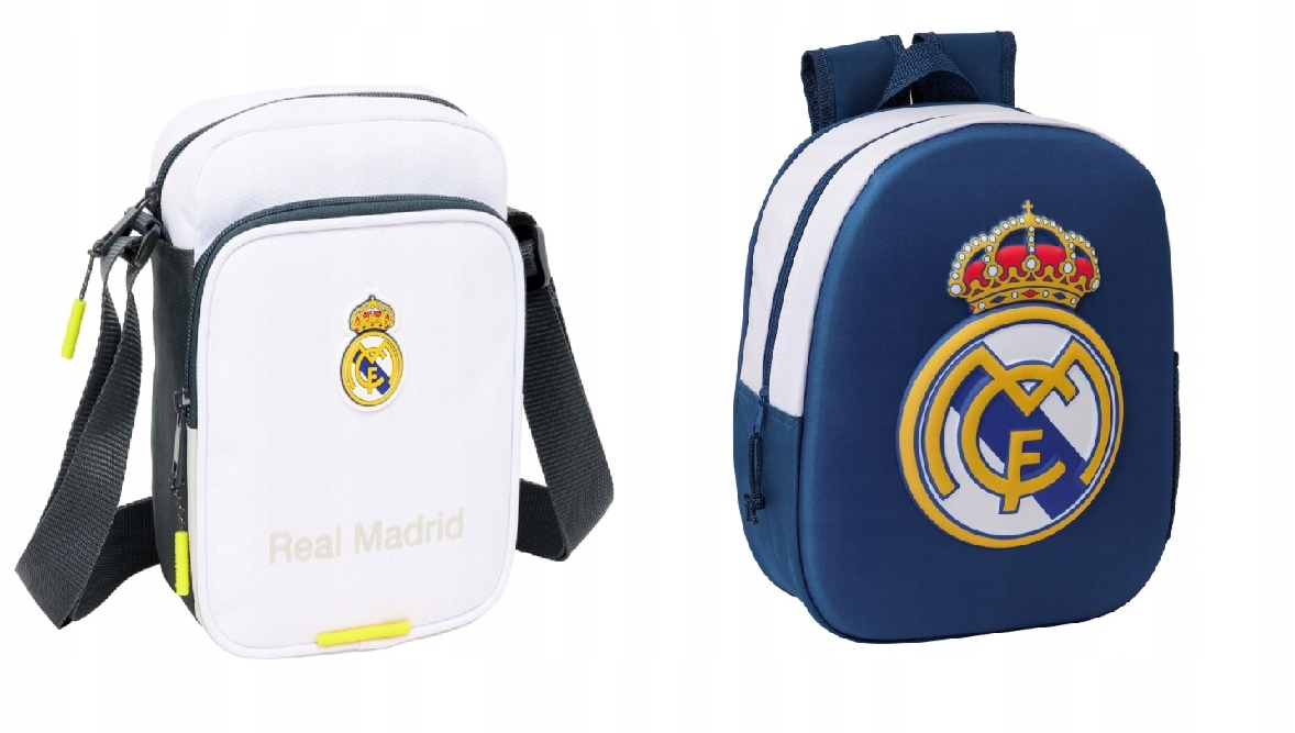 Zestaw Real Madryt Torebka Na Ramię Listonoszka i Plecak Real Madryt