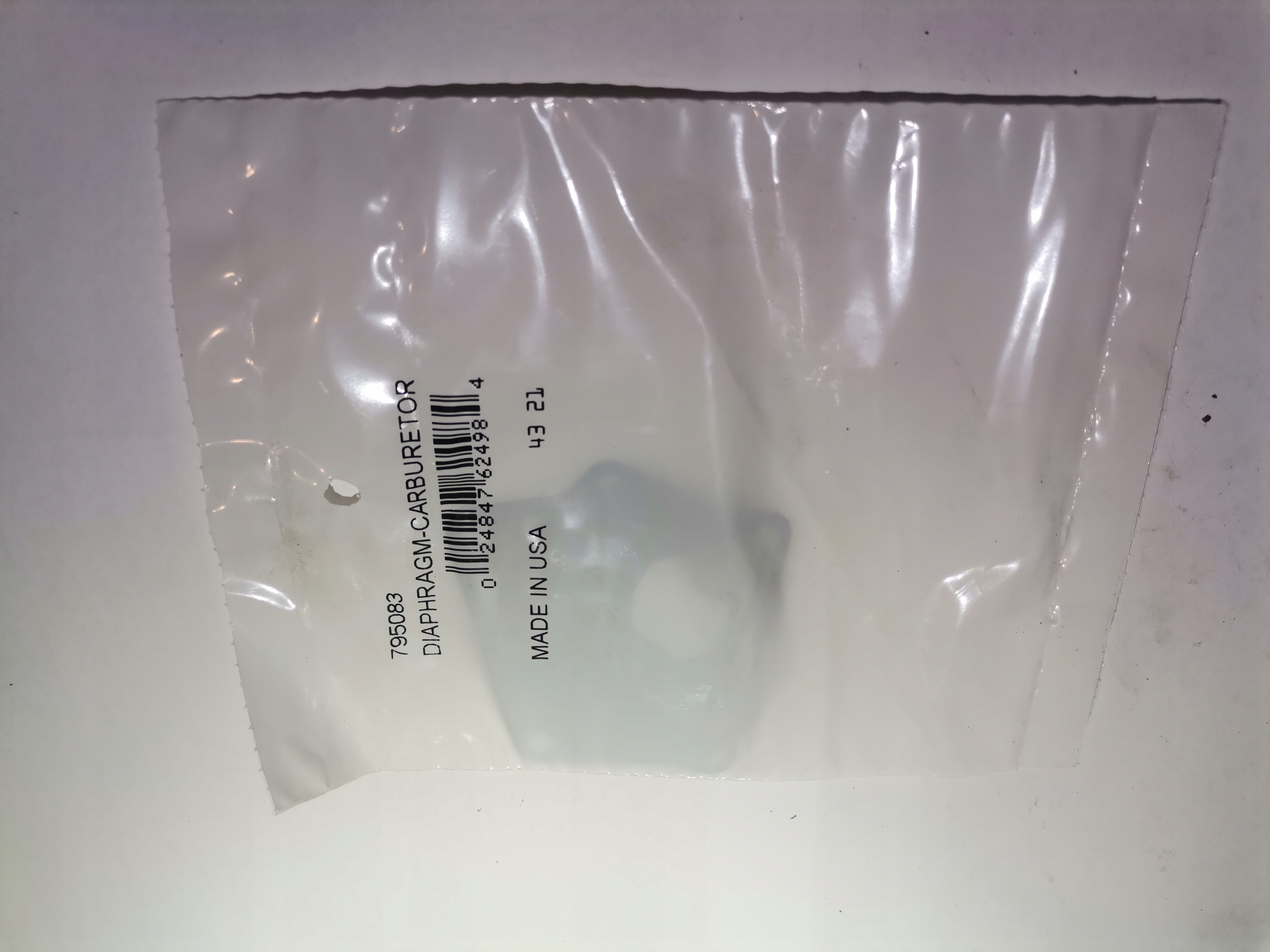 Uszczelka gaźnika Briggs Stratton oryginał sprint Kod producenta 3212121sasa