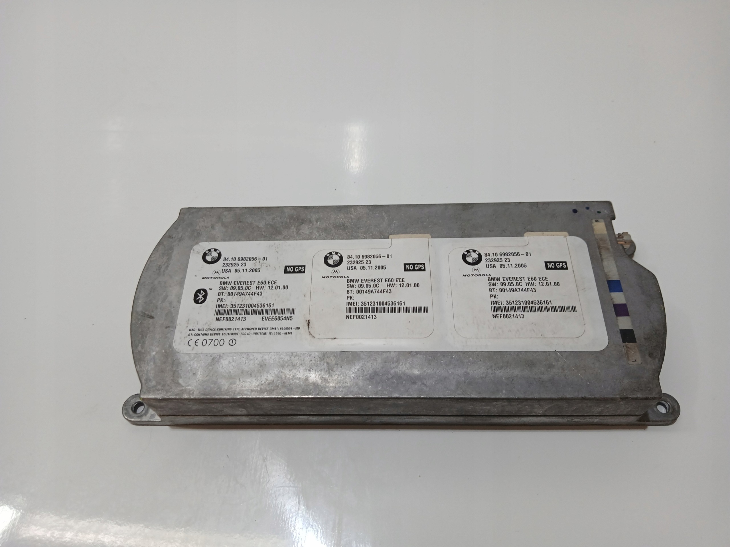 module control unit BLUETOOTH BMW E60 E61 OE 6982056 (4824877)