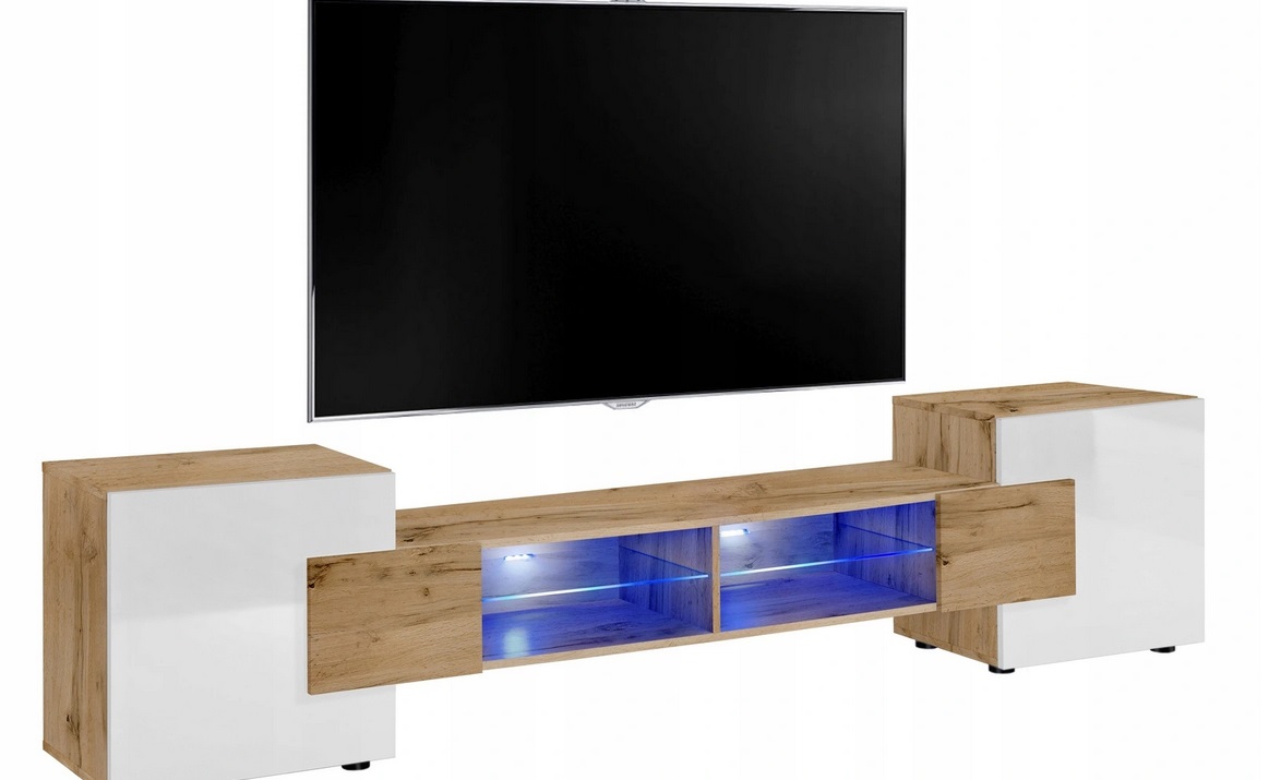 Szafka Stolik RTV Led Komoda Nowoczesna