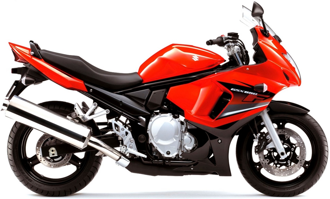 Samolepky Na Motocykl Juula Pro Suzuki Gsx 650 F 2009 Oranžová Černá Eaj