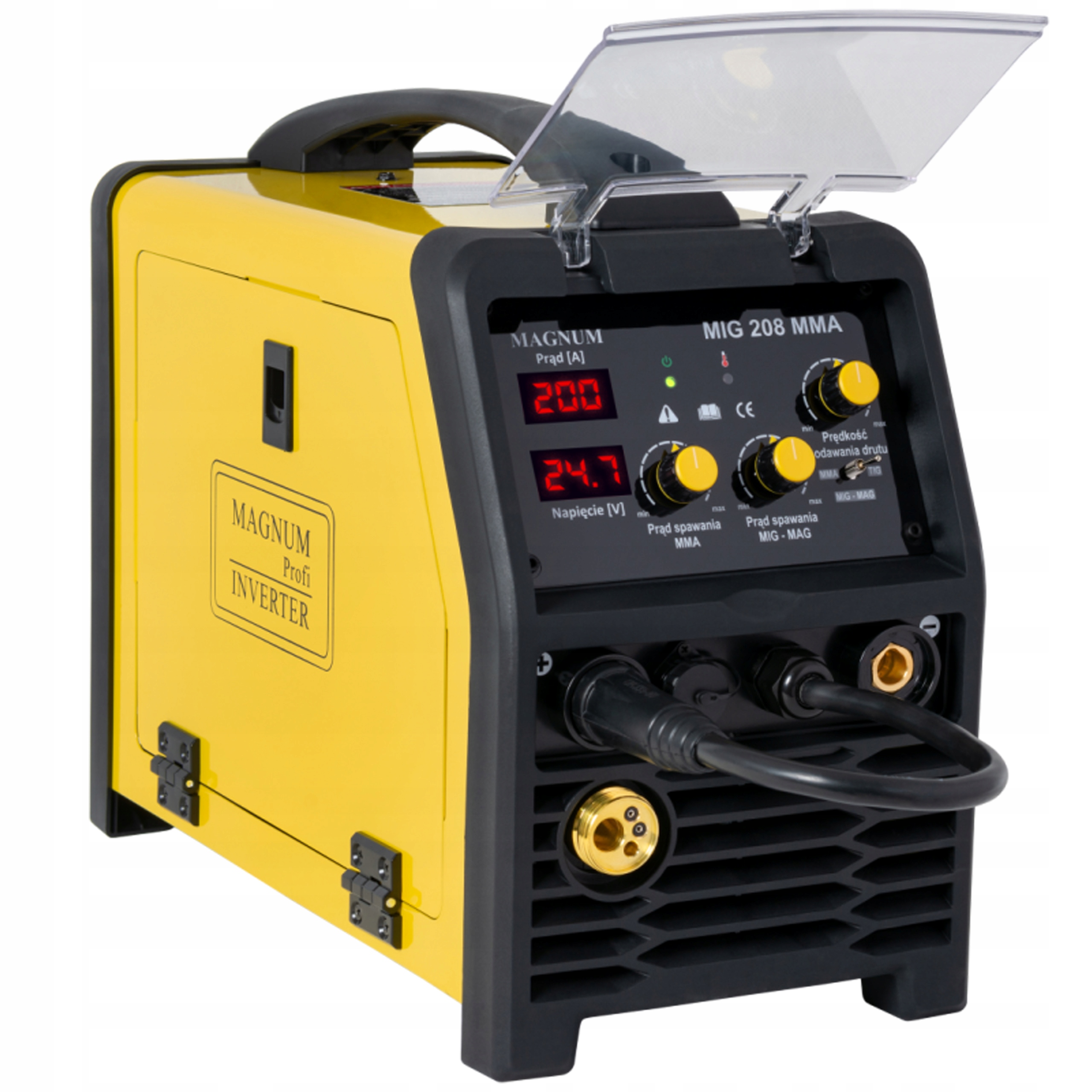 Invertorová Svářečka Invertorová Magnum Mig 208 Mma Tig 230V 200A Igbt Alu