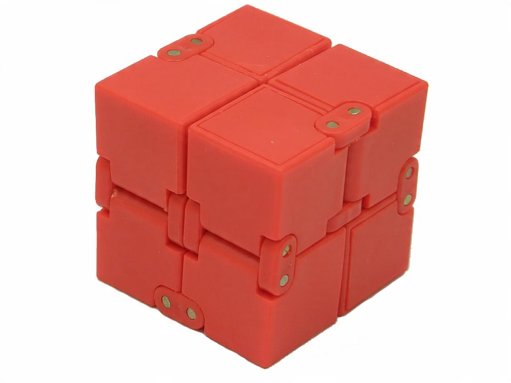 

Kostka Antystresowa Infinity Cube Czerwona