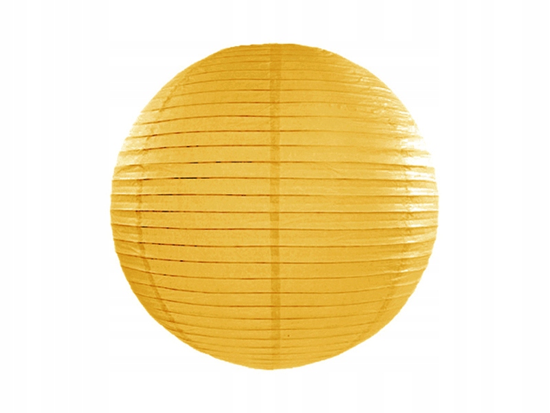 

Lampion papierowy Kula dekoracje Ślub c. żółty 20