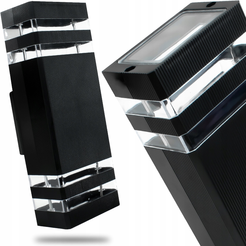 Lampa Led Elewacyjna Ścienna Dwukierunkowa Kinkiet GU10 Zewnętrzny Góra-dół