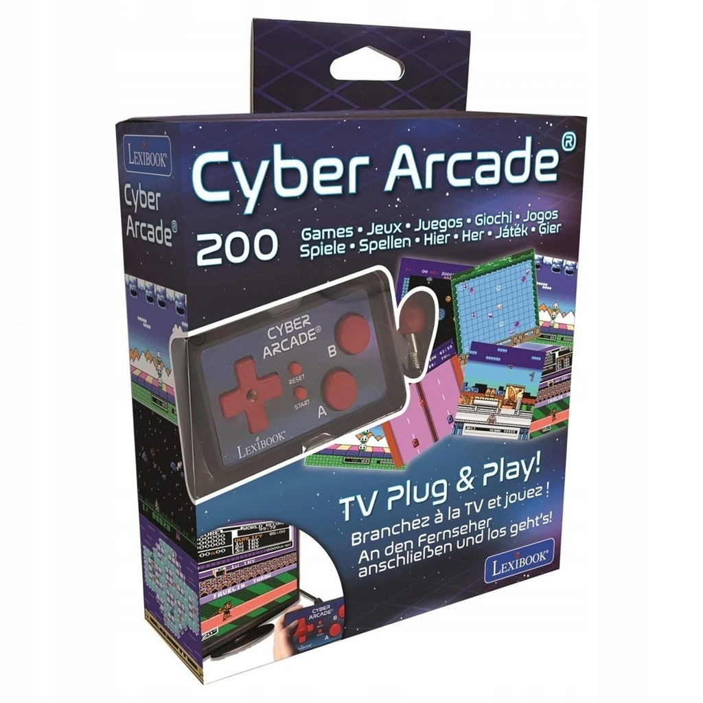 Konsola Do Gier Telewizyjnych Cyber Arcade Lexibook DJG6500