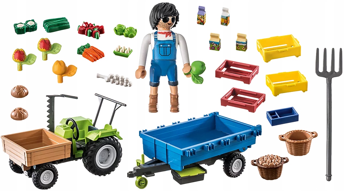 PLAYMOBIL Country 71249 Traktor z przyczepą Rodzaj zestaw