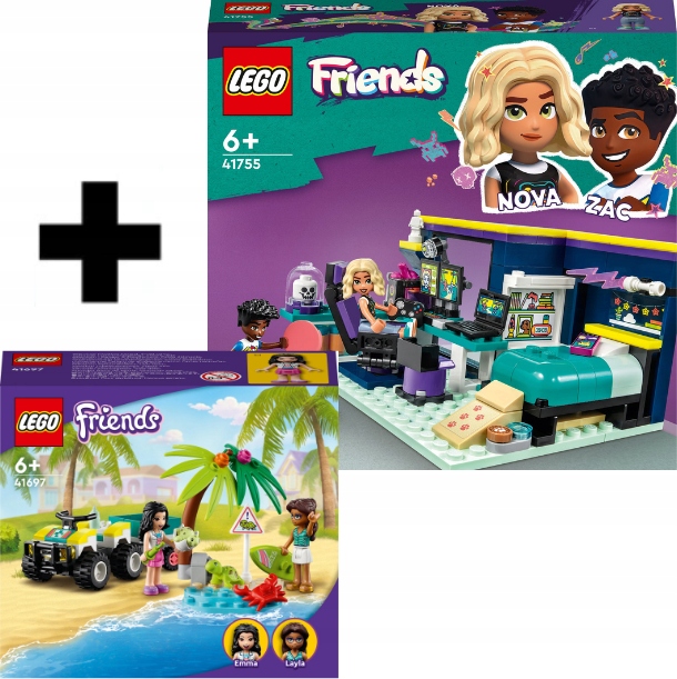 Lego Friends Pokoj Novy 41755 Herna Lego 41697 Dárková Sada