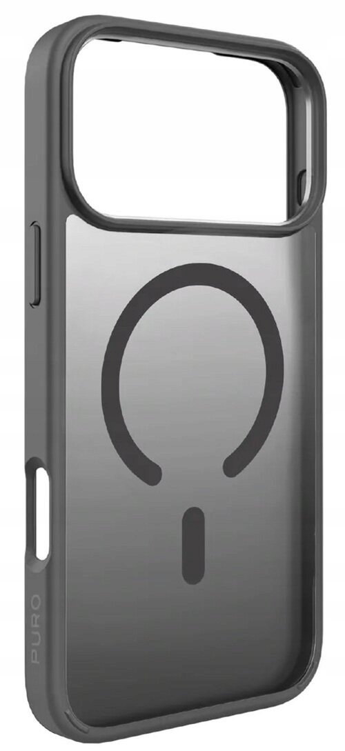 Etui Puro Gradient Tpu kompatybilne z MagSafe na iPhone 17 Pro Max szare