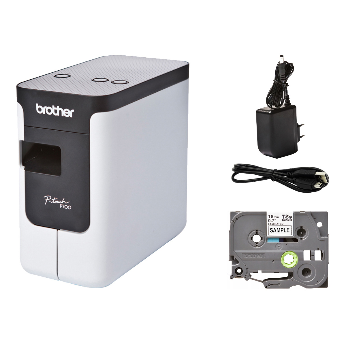 

Drukarka Brother PT-P700 TZe-251 24mm biała