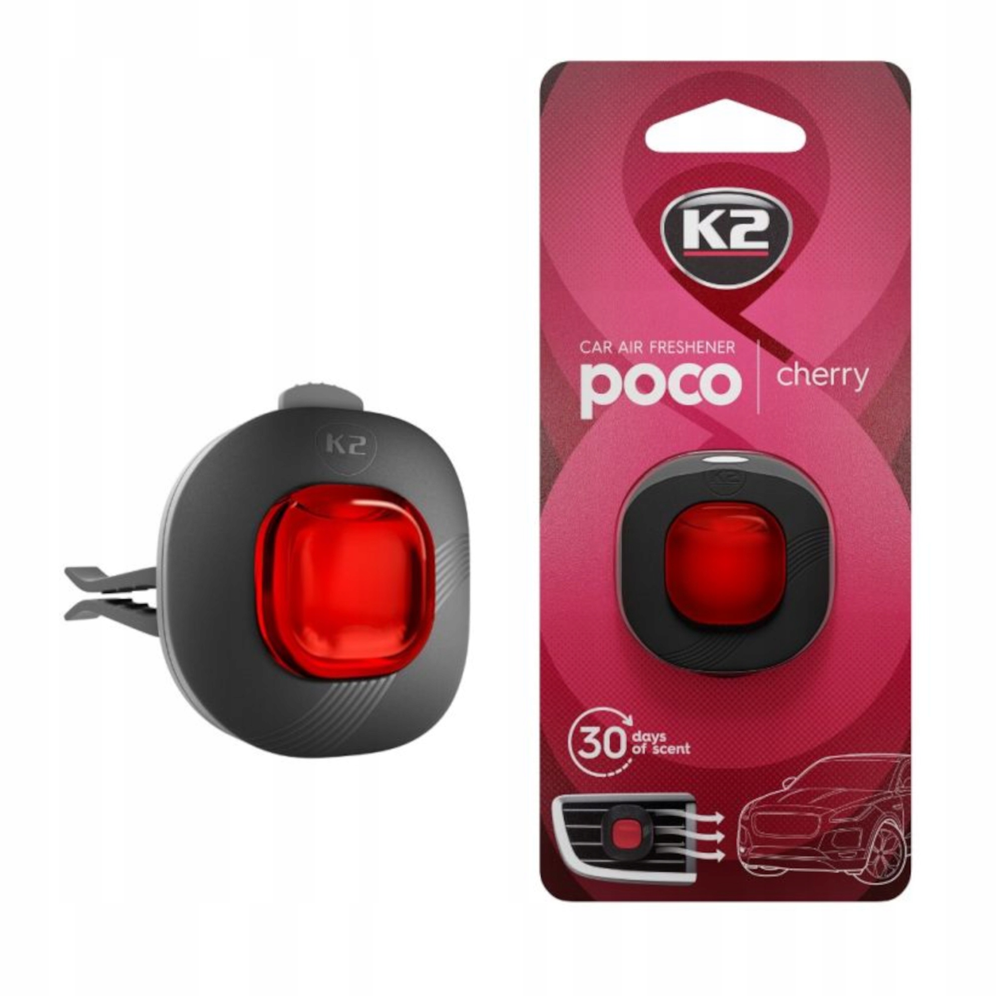 K2 Poco Cherry Zapach Samochodowy Membramowy Na Kratkę