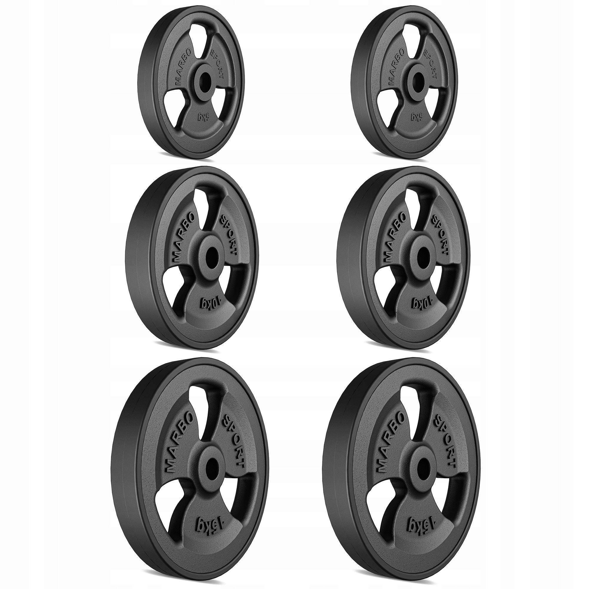 Kulturistická sada Marbo-Sport 60 kg