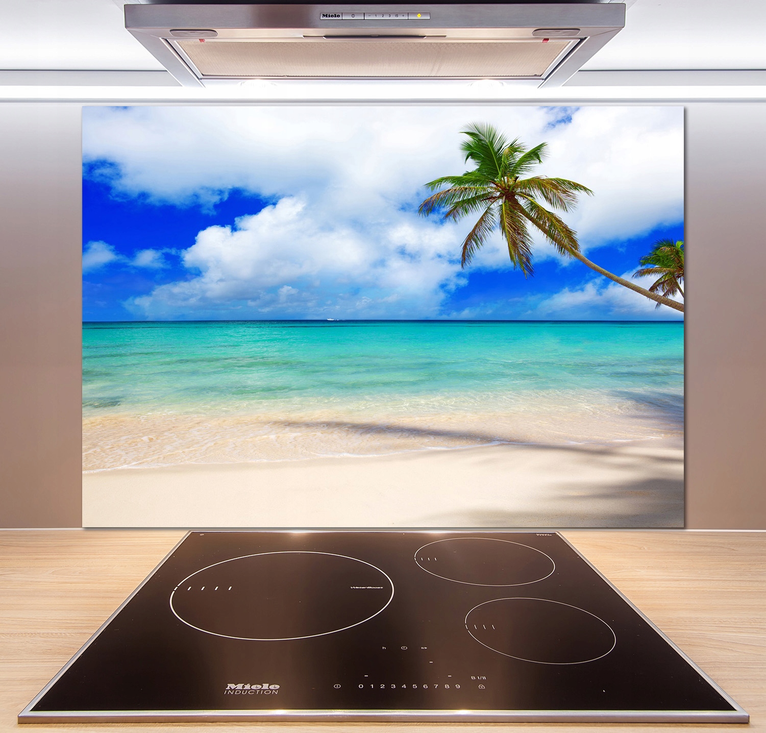 

Panel do kuchni Karaiby plaża 100x70 cm + Klej