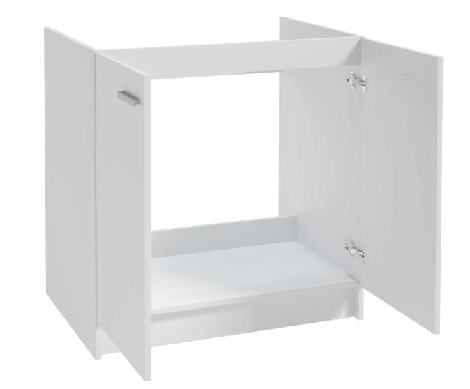 Kuchyňská skříňka pod dřez 80x46,5 stojící bílá Pevná