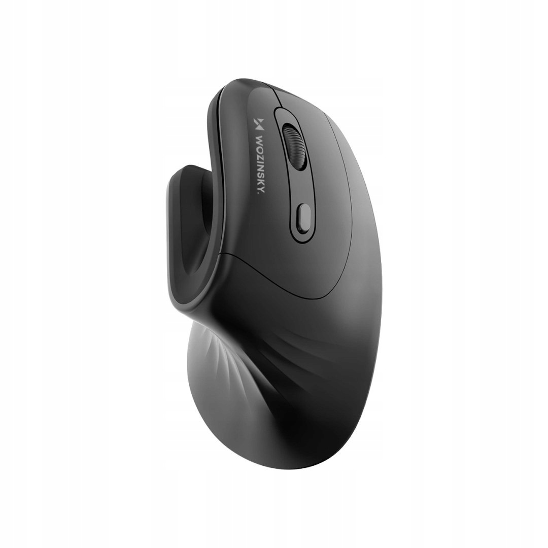 Mysz bezprzewodowa Wozinsky WWM-1076 pionowa ergonomiczna 3600 Dpi czarna