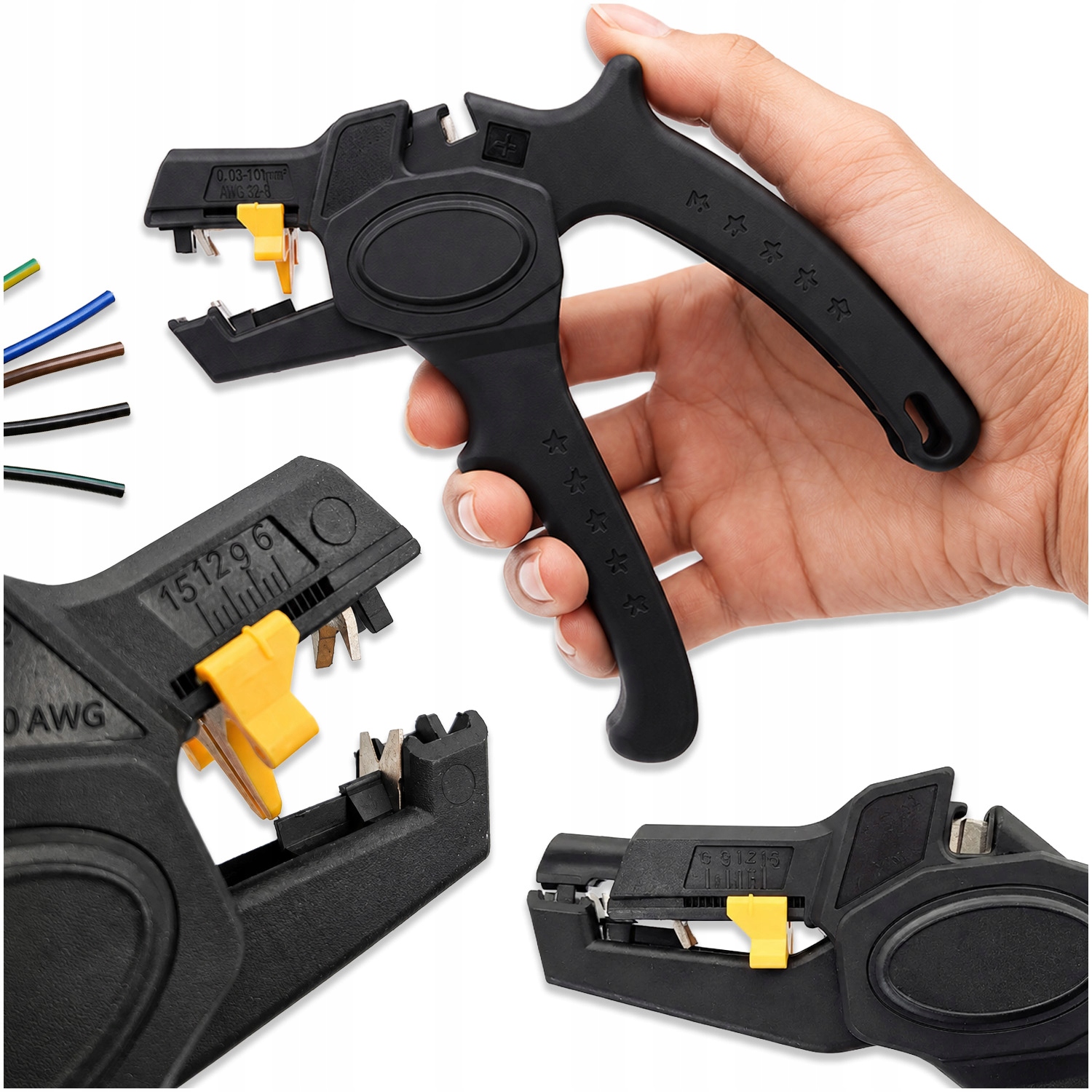 Ściągacz Izolacji Szczypce Automatyczne Do Ściągania Izolacji 0,2-6 MM