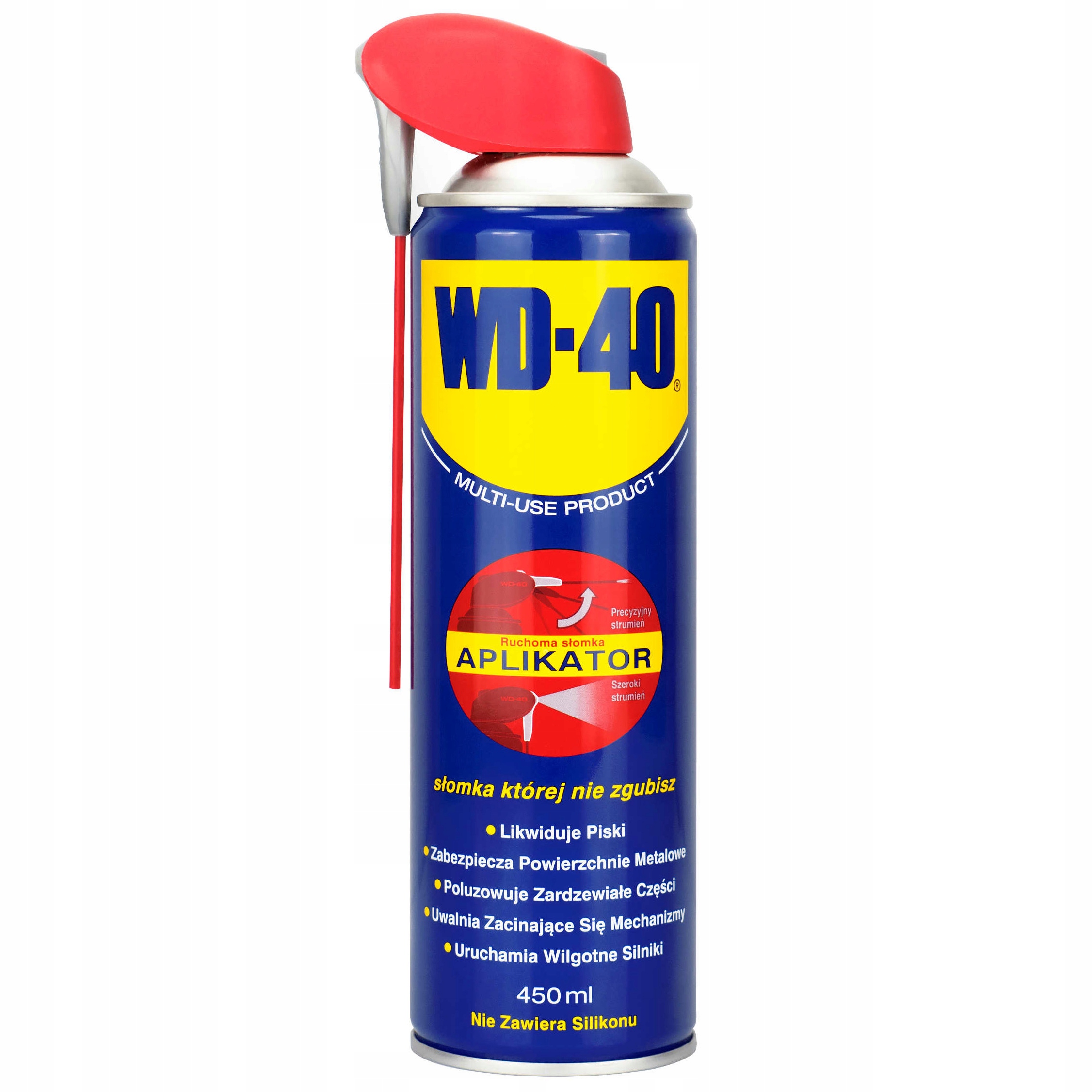 Preparat Wielofunkcyjny WD-40 450ml z Aplikatorem Odrdzewiacz