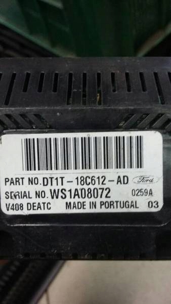 PANEL KLIMATRONIC DT1T-18C612-AD FORD CONNECT