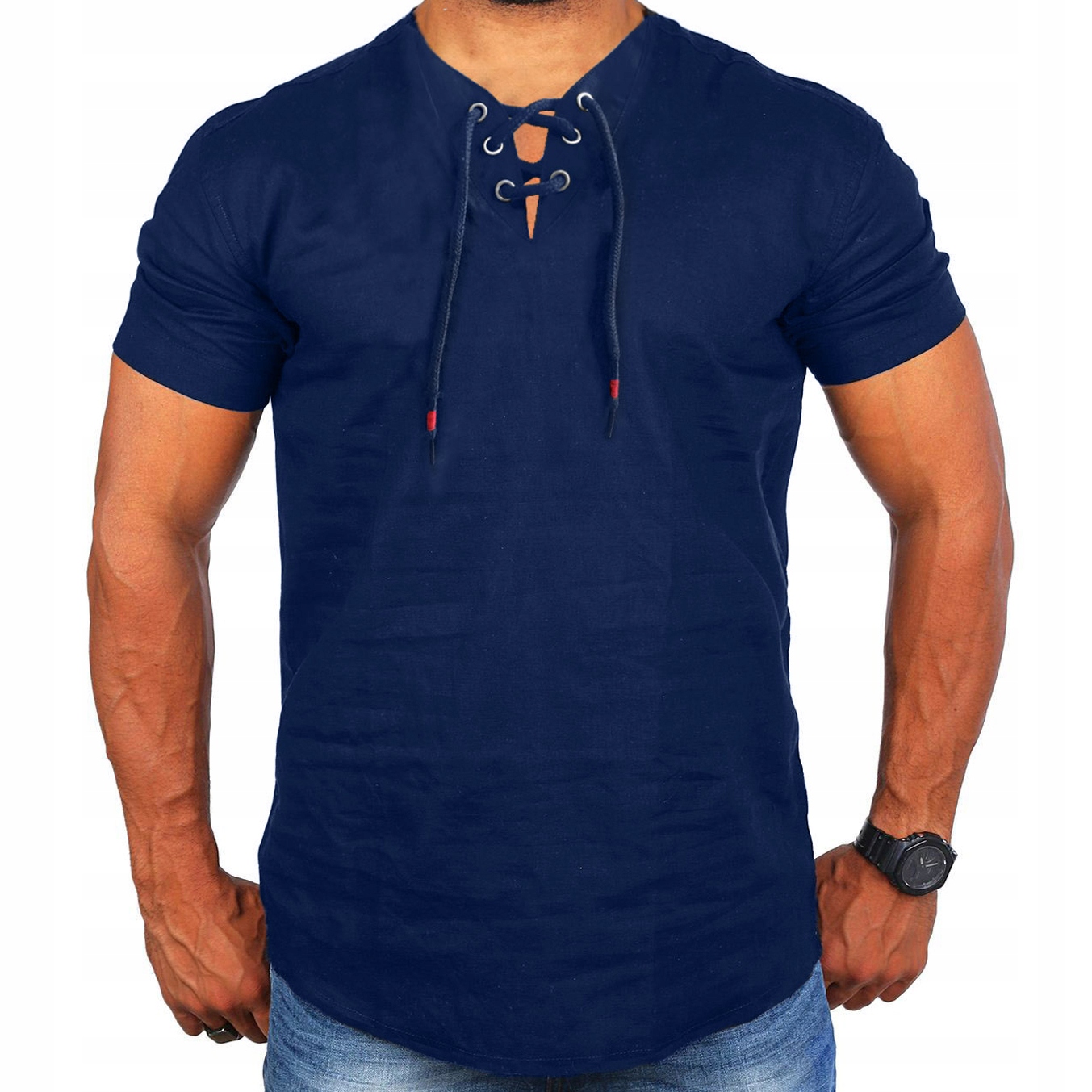 

Koszula Męska Casual Codzienna Lniana Len