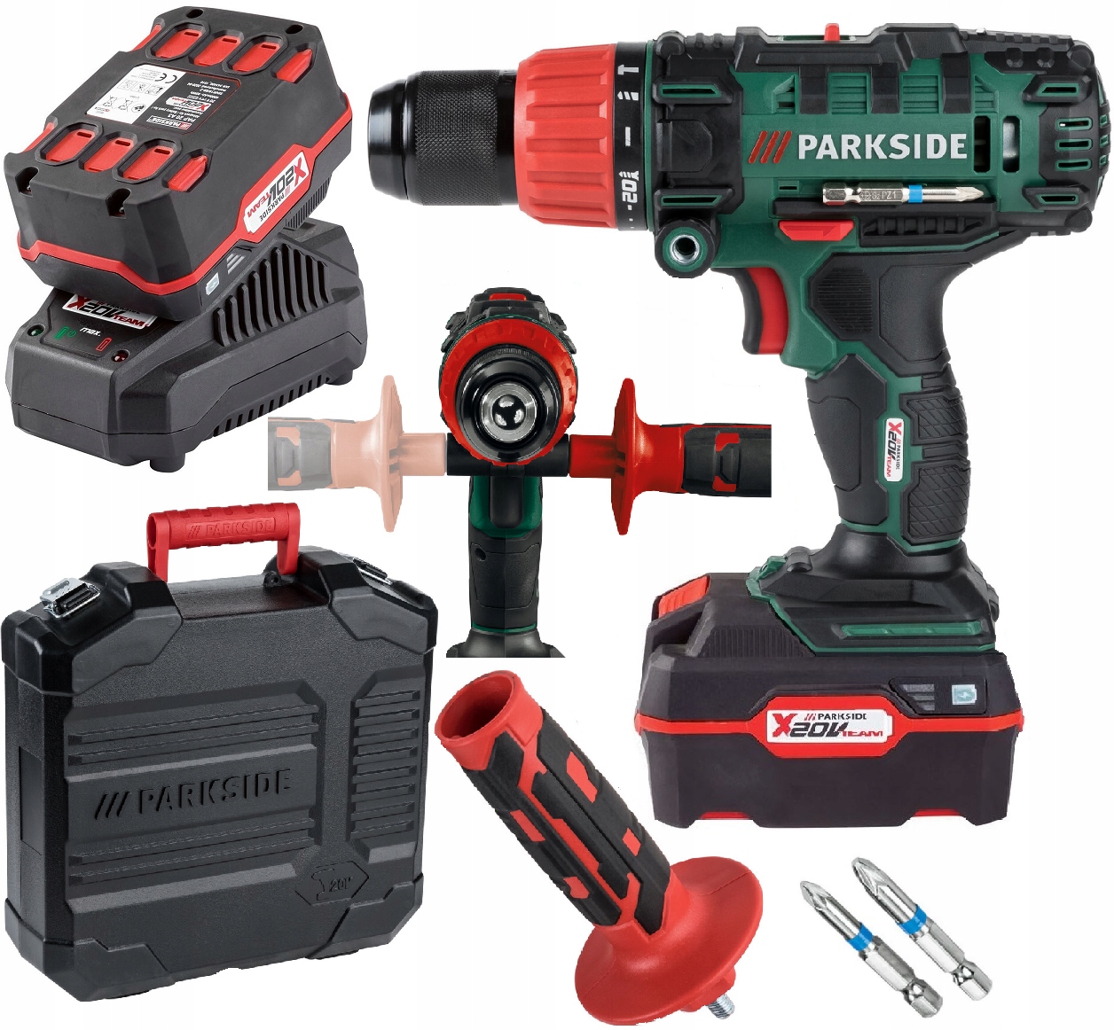 Akumulatorowa Wiertarko-wkrętarka Parkside Udar