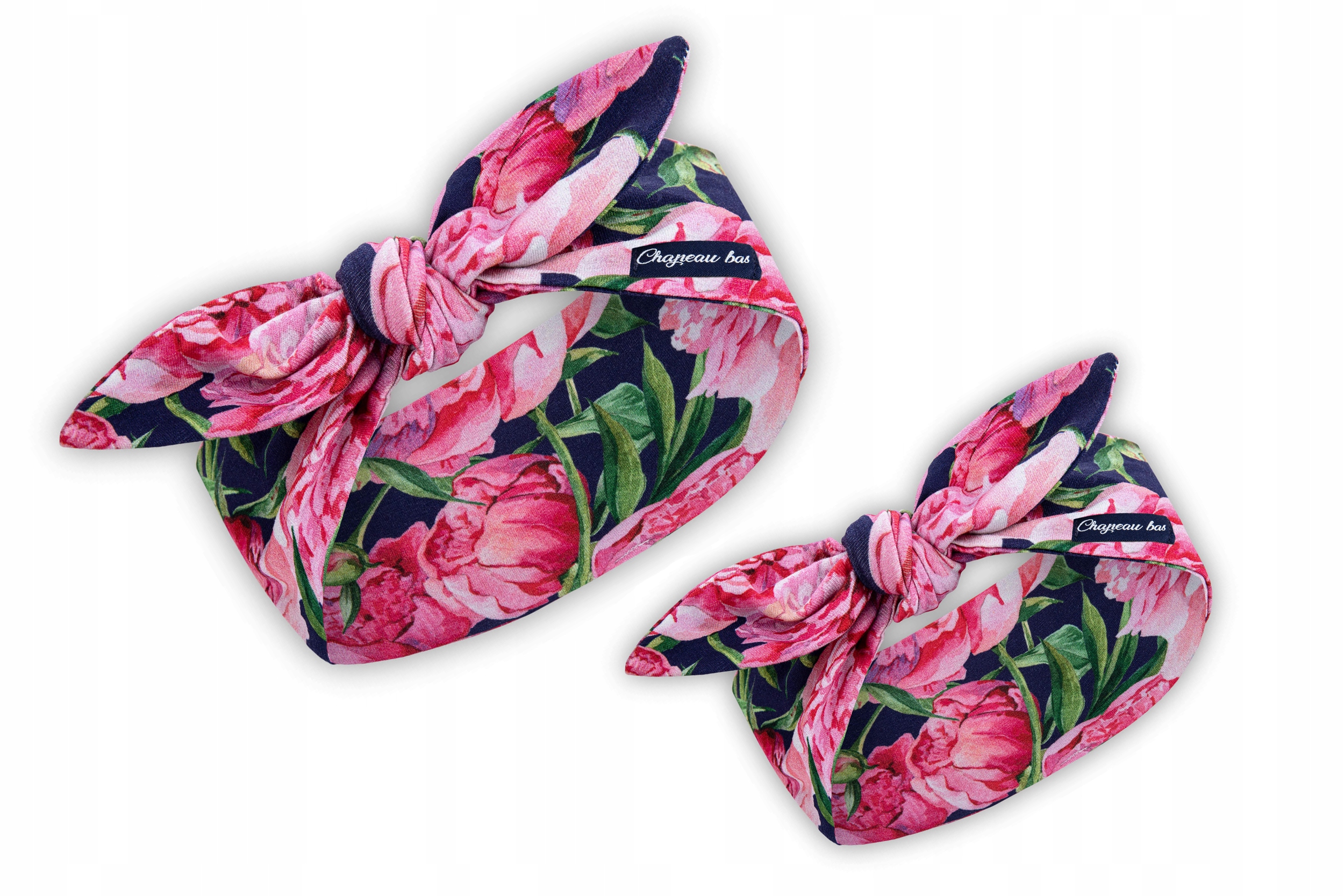 

Opaska pin up Zestaw Mama Córka Peonie 36-38