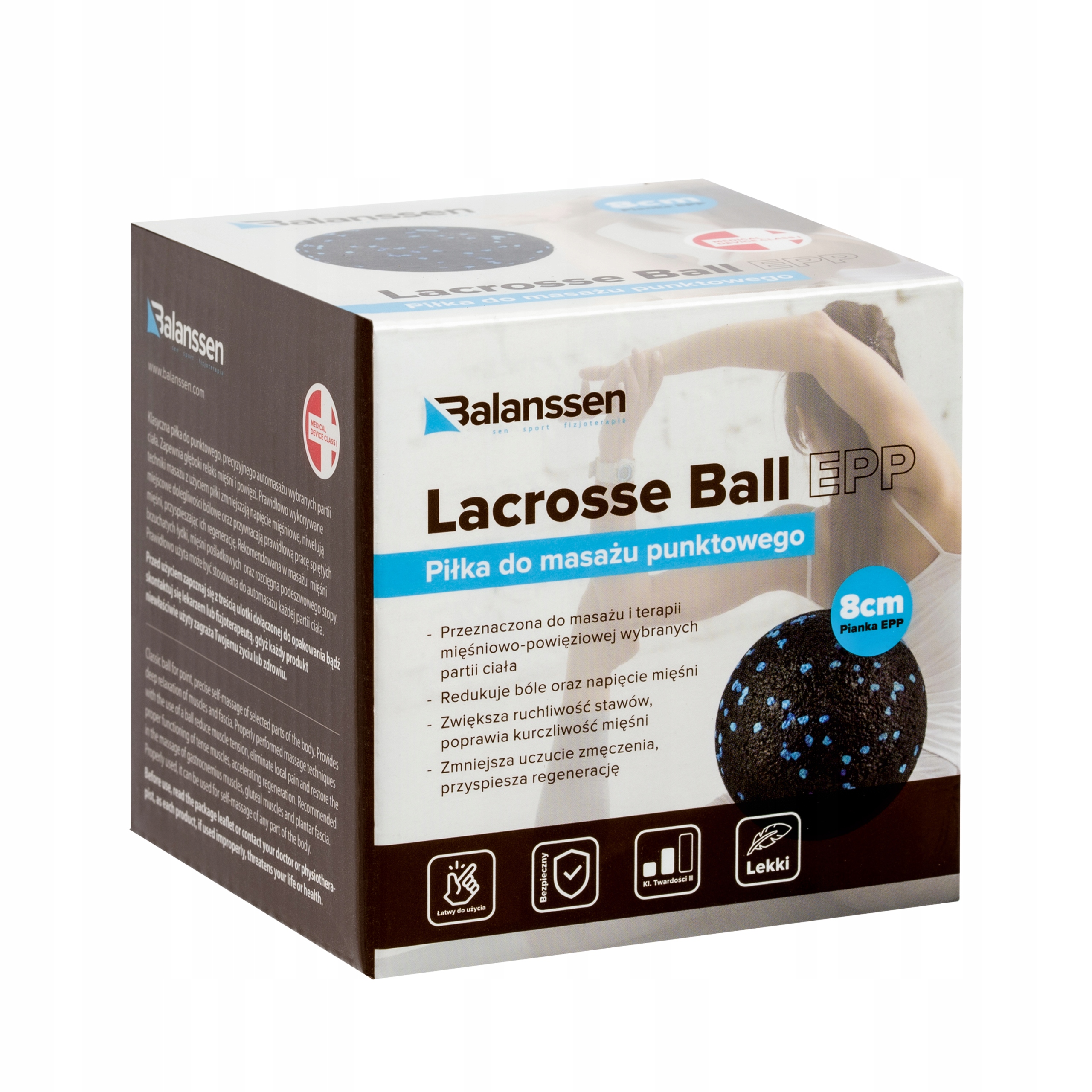 Piłeczka Do Masażu I Rolowania 8 cm Lacrosse Epp Balanssen